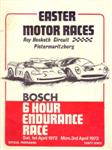 Programme cover of Roy Hesketh Circuit, 03/04/1972