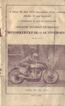 Programme cover of Rózsadomb Hill Climb, 19/09/1954