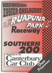 Programme cover of Ruapuna Park, 02/04/1994