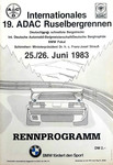 Programme cover of Rusel Hill Climb, 26/06/1983