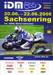 Programme cover of Sachsenring, 22/06/2008