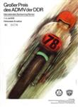 Programme cover of Sachsenring, 09/07/1978