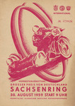 Programme cover of Sachsenring, 30/08/1959