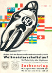 Programme cover of Sachsenring, 19/08/1962