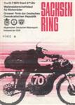 Programme cover of Sachsenring, 12/07/1970