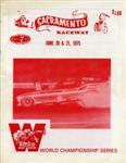 Programme cover of Sacramento Raceway, 21/06/1975