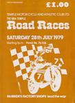 Programme cover of Saintfield Circuit, 28/07/1979