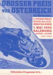 Programme cover of Salzburg-Liefering, 01/05/1963
