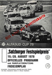 Programme cover of Salzburgring, 20/08/1978