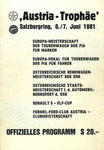 Programme cover of Salzburgring, 07/06/1981