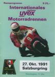 Programme cover of Salzburgring, 27/10/1991