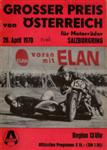 Programme cover of Salzburgring, 26/04/1970