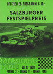 Programme cover of Salzburgring, 30/08/1970