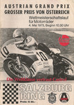 Programme cover of Salzburgring, 04/05/1975