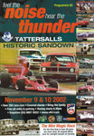 Programme cover of Sandown Raceway, 10/11/2002