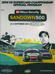 Programme cover of Sandown Raceway, 14/09/2014