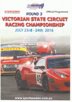 Programme cover of Sandown Raceway, 24/07/2016