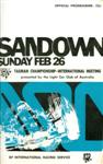Programme cover of Sandown Raceway, 26/02/1967