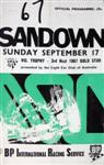 Programme cover of Sandown Raceway, 17/09/1967