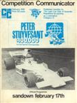 Programme cover of Sandown Raceway, 17/02/1974