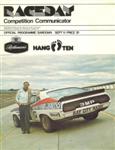 Programme cover of Sandown Raceway, 11/09/1977