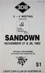 Sandown Raceway, 28/11/1982