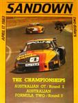 Programme cover of Sandown Raceway, 17/04/1983
