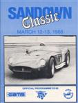 Programme cover of Sandown Raceway, 13/03/1988
