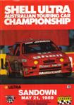 Programme cover of Sandown Raceway, 21/05/1989