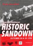Programme cover of Sandown Raceway, 25/10/1998