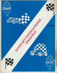 Programme cover of Sandusky Speedway, 10/05/1980