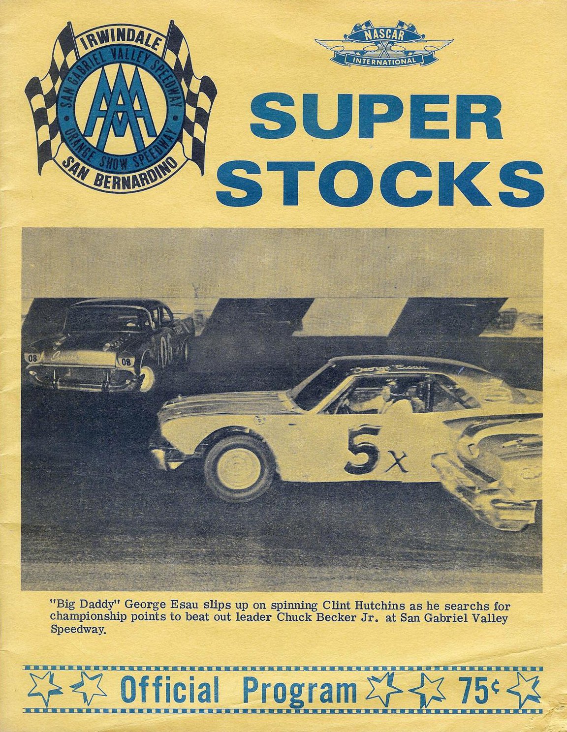 San Gabriel Valley Speedway The Motor Racing Programme Covers Project