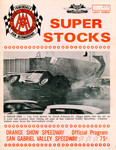 Programme cover of San Gabriel Valley Speedway, 28/04/1972