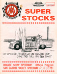 Programme cover of San Gabriel Valley Speedway, 15/09/1972