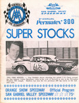 Programme cover of San Gabriel Valley Speedway, 07/10/1972