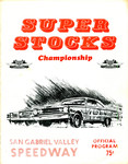 Programme cover of San Gabriel Valley Speedway, 07/04/1974