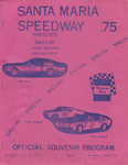 Programme cover of Santa Maria Speedway, 26/07/1975
