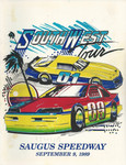 Programme cover of Saugus Speedway, 09/09/1989