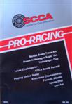 Cover of SCCA Media Guide, 1985