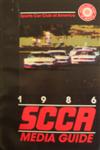 Cover of SCCA Media Guide, 1986