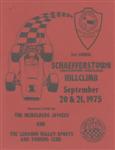 Programme cover of Schafferstown Hill Climb, 21/09/1975