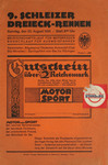 Programme cover of Schleizer Dreieck, 23/08/1931