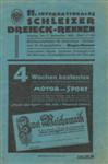 Programme cover of Schleizer Dreieck, 17/09/1933
