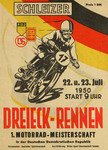 Programme cover of Schleizer Dreieck, 23/07/1950