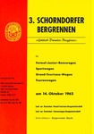 Programme cover of Schorndorf Hill Climb, 14/10/1962