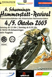 Programme cover of Schwenningen, 05/10/2003