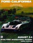Programme cover of Sonoma Raceway, 04/08/1985