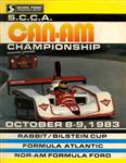 Programme cover of Sonoma Raceway, 09/10/1983