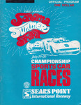 Programme cover of Sonoma Raceway, 20/07/1969