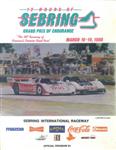 Programme cover of Sebring, 19/03/1988